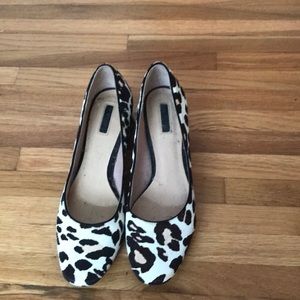 Topshop leopard print heels